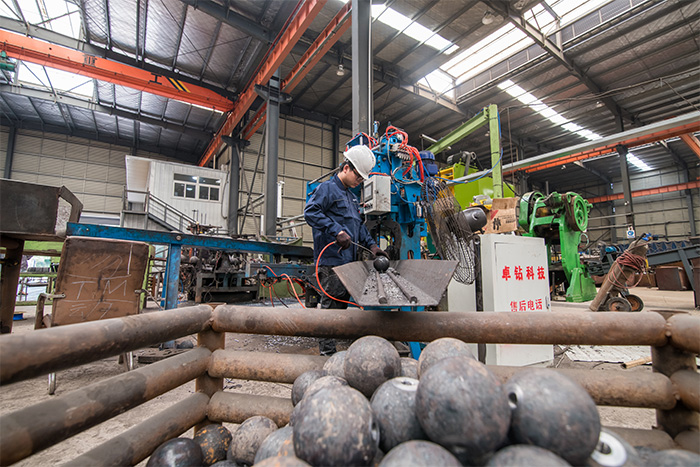 广水网架配件-螺栓球加工车间